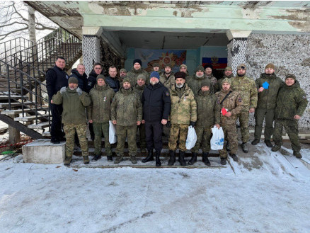 ВРУЧЕНИЯ МЕДАЛЕЙ «ОТЕЦ СОЛДАТА» НА ПЕРЕДОВОЙ